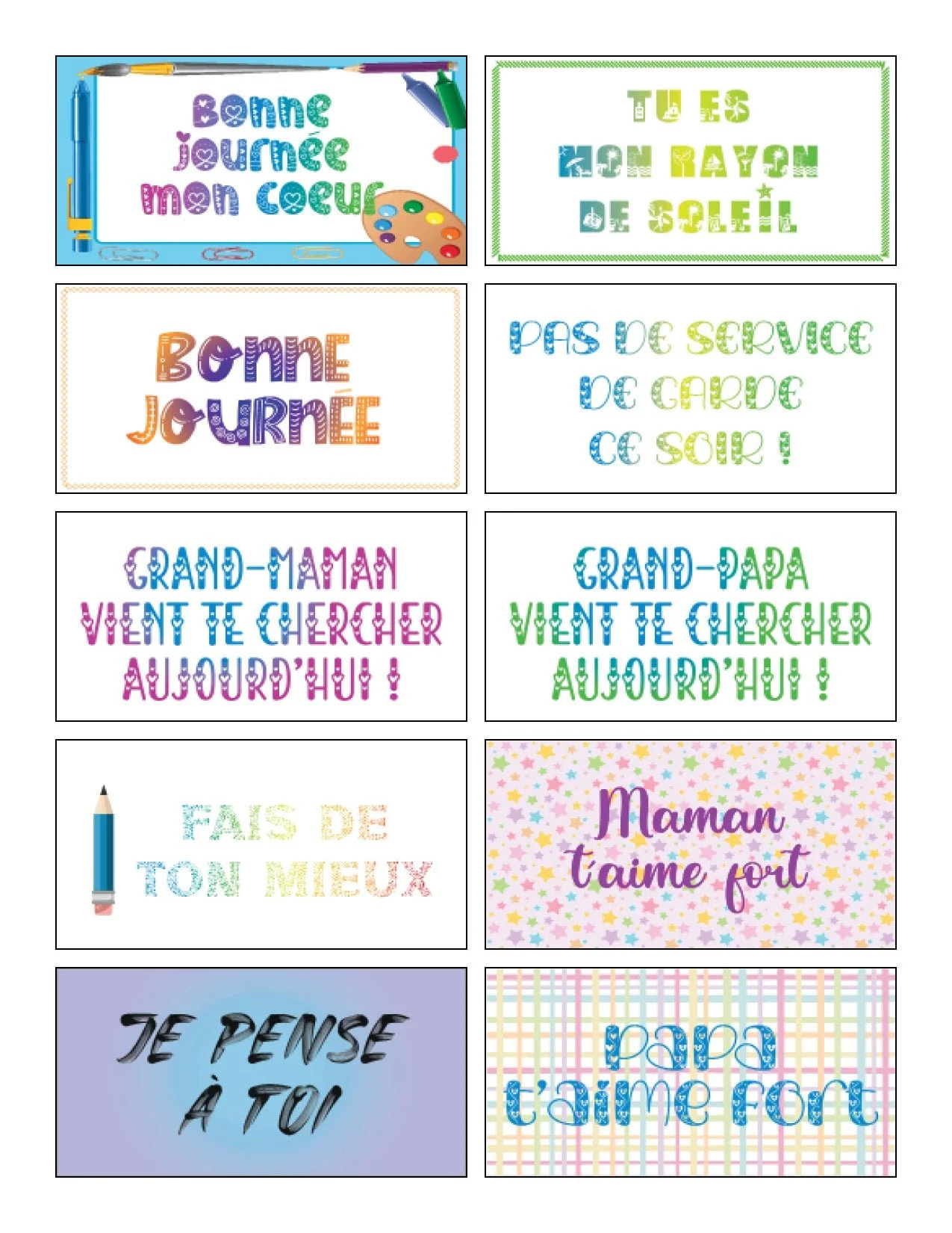 110 mots d'encouragement de boîte à lunch - Image 6