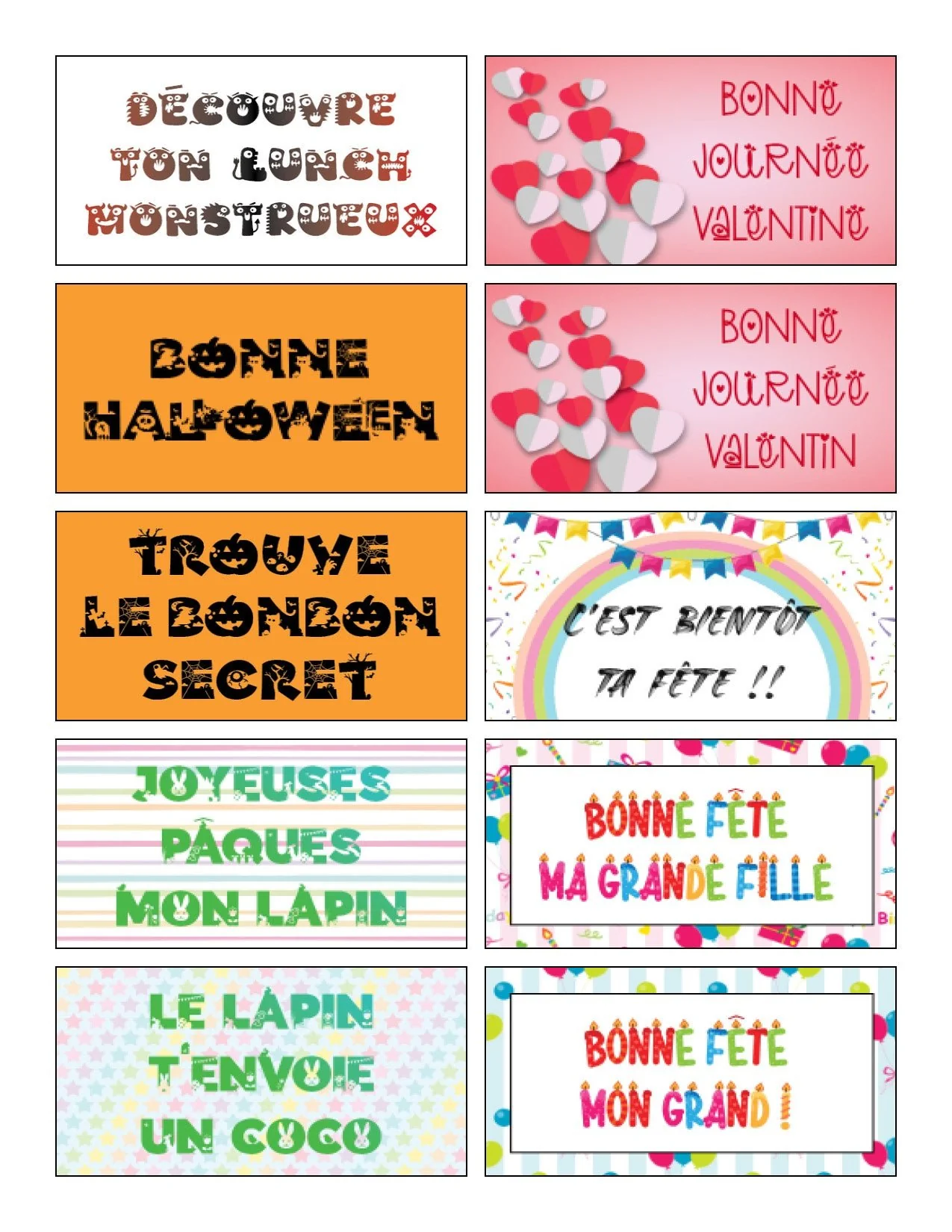 110 mots d'encouragement de boîte à lunch - Image 7