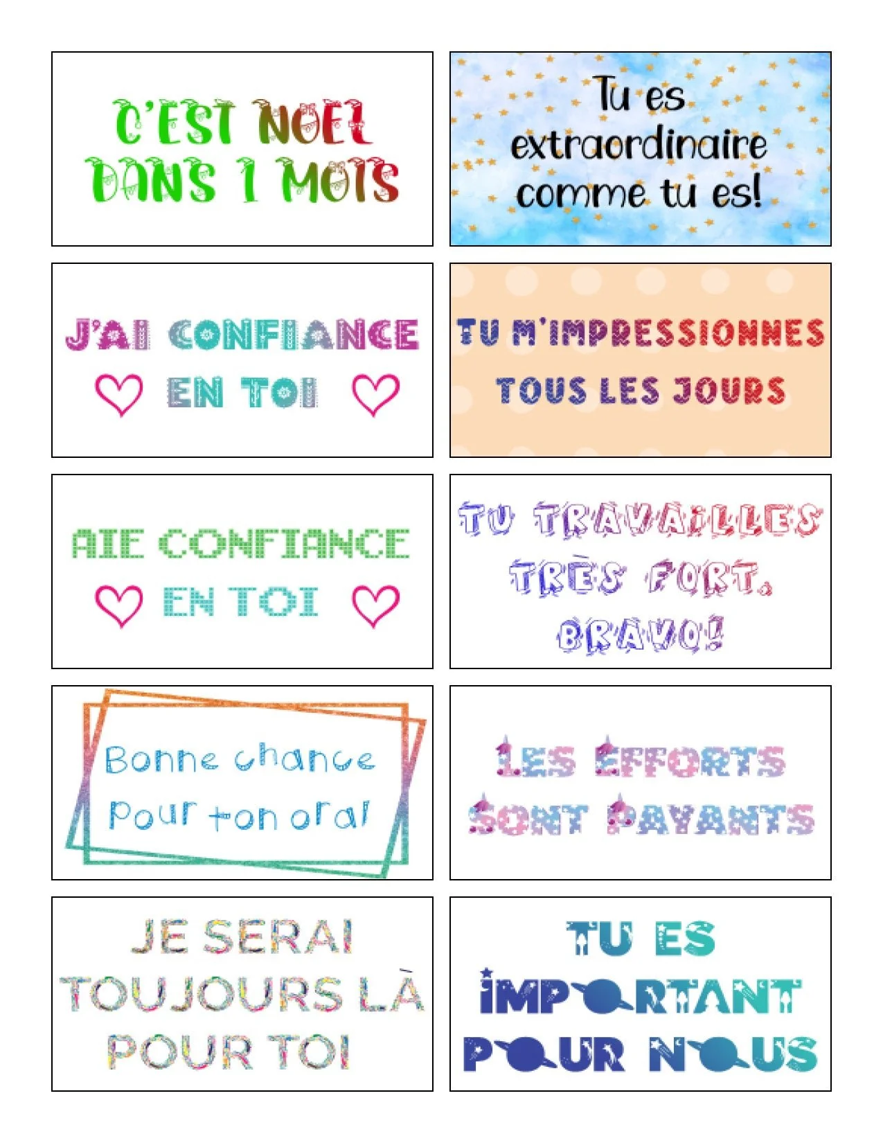 110 mots d'encouragement de boîte à lunch - Image 9