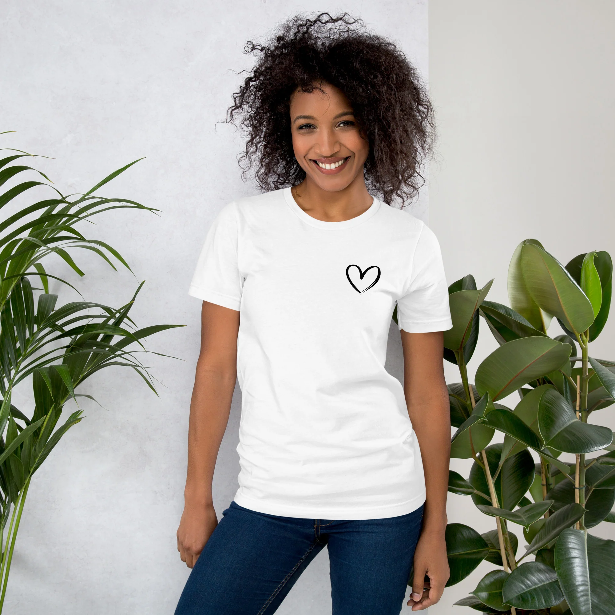 T-shirt unisexe - Belle avec toi - Image 13