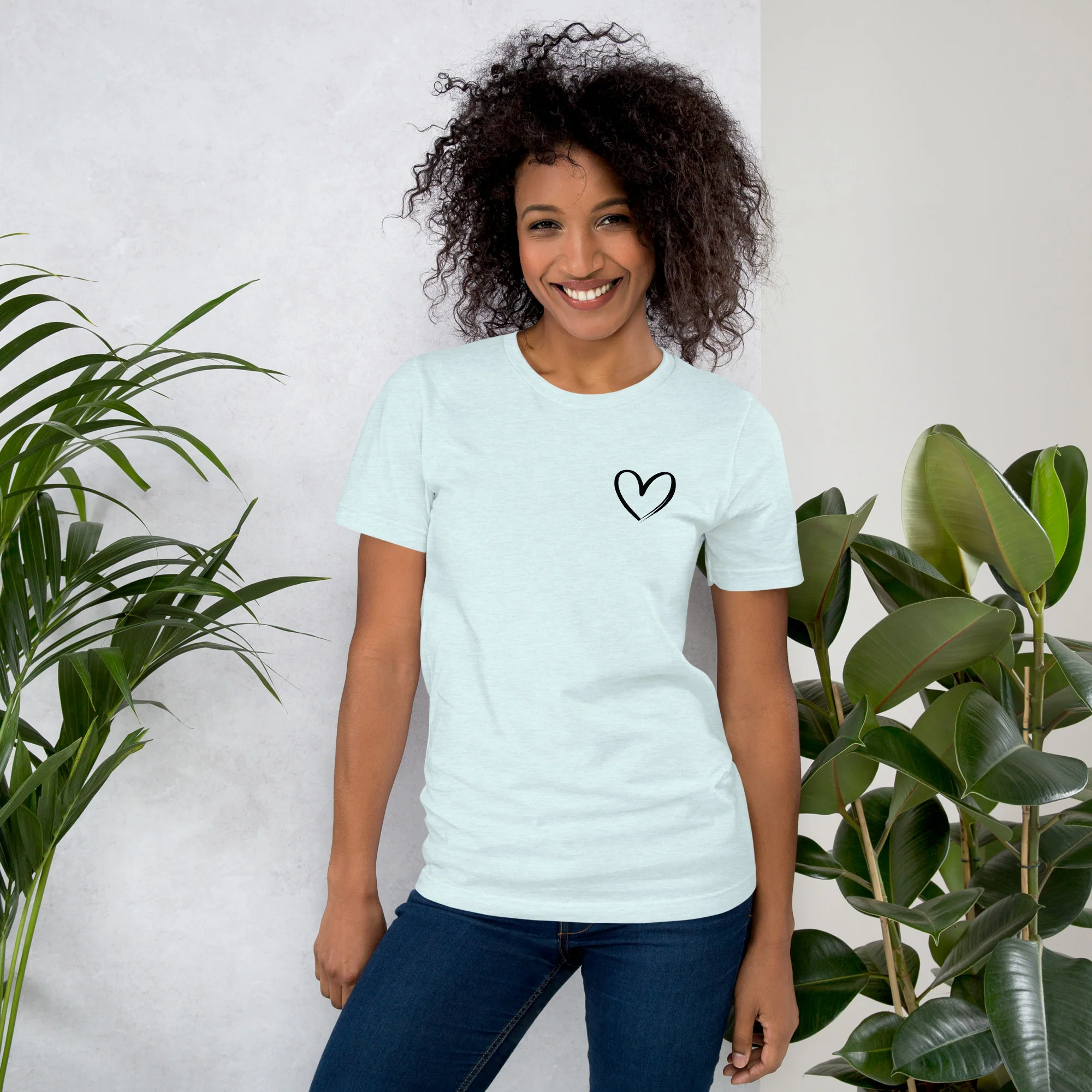 T-shirt unisexe - Belle avec toi - Image 15