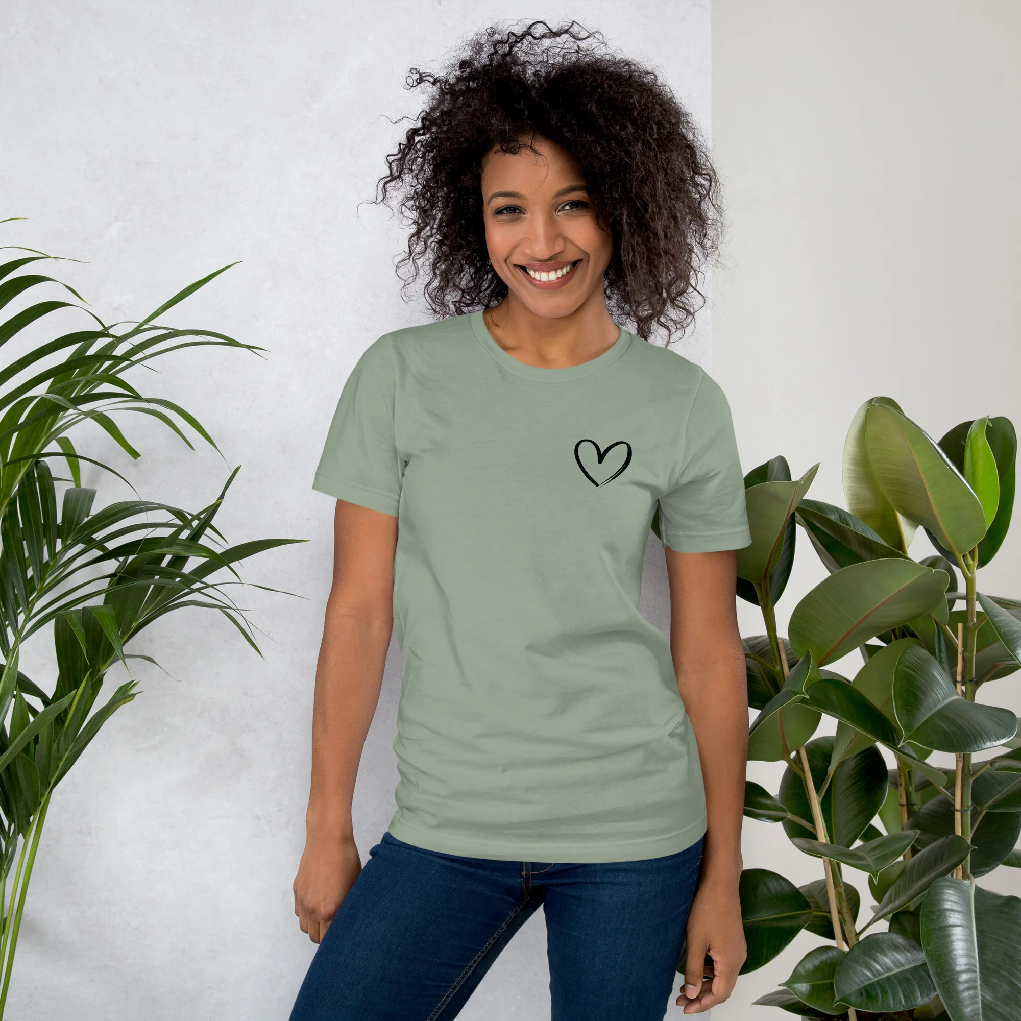 T-shirt unisexe - Belle avec toi - Image 16