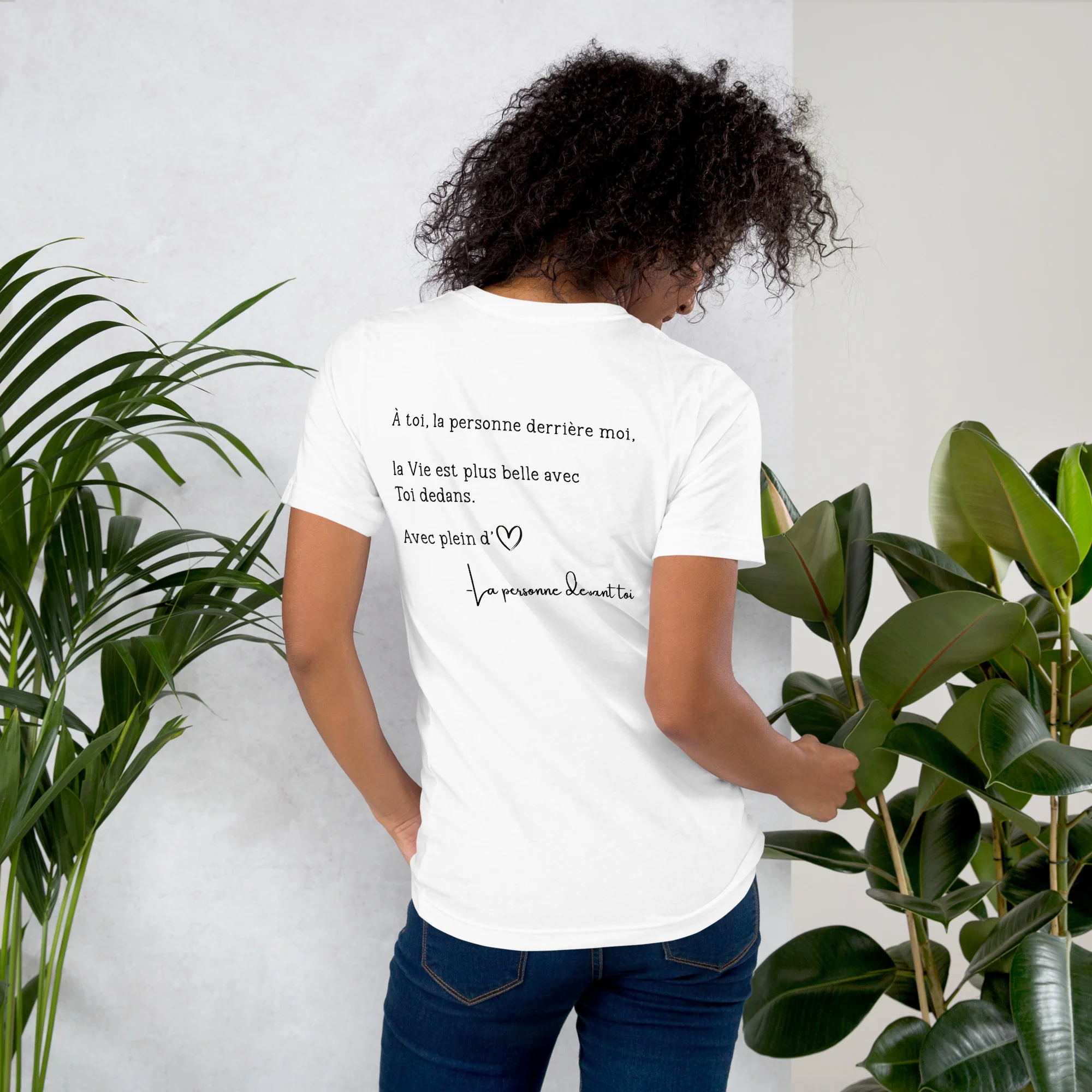 T-shirt unisexe - Belle avec toi - Image 17