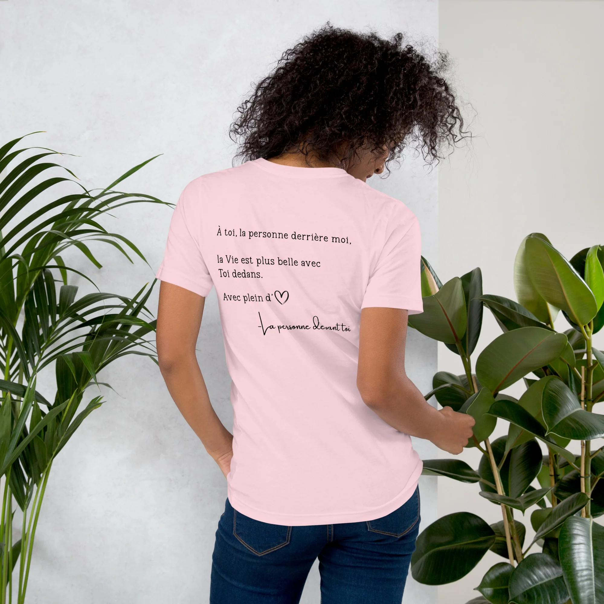 T-shirt unisexe - Belle avec toi - Image 18