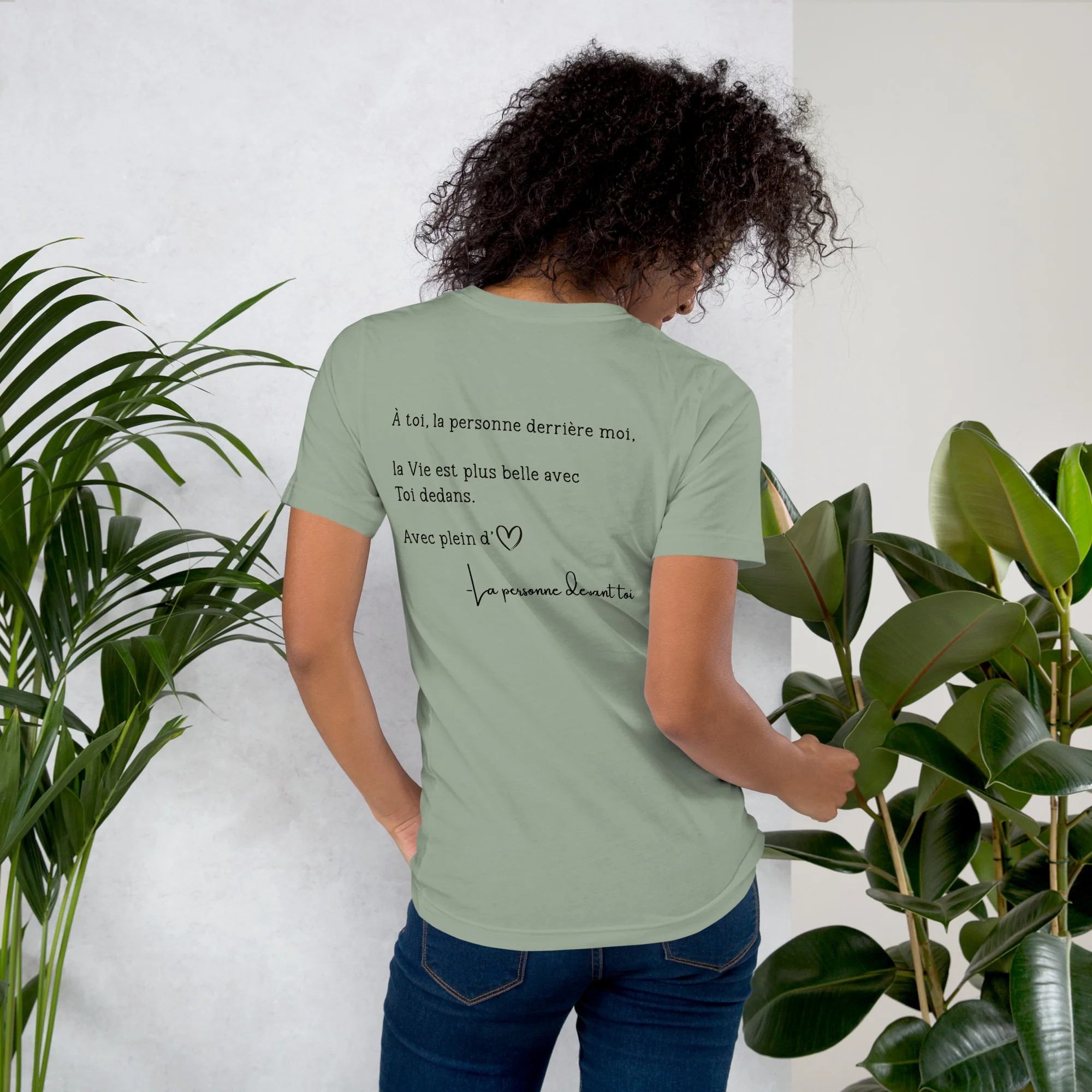 T-shirt unisexe - Belle avec toi - Image 20