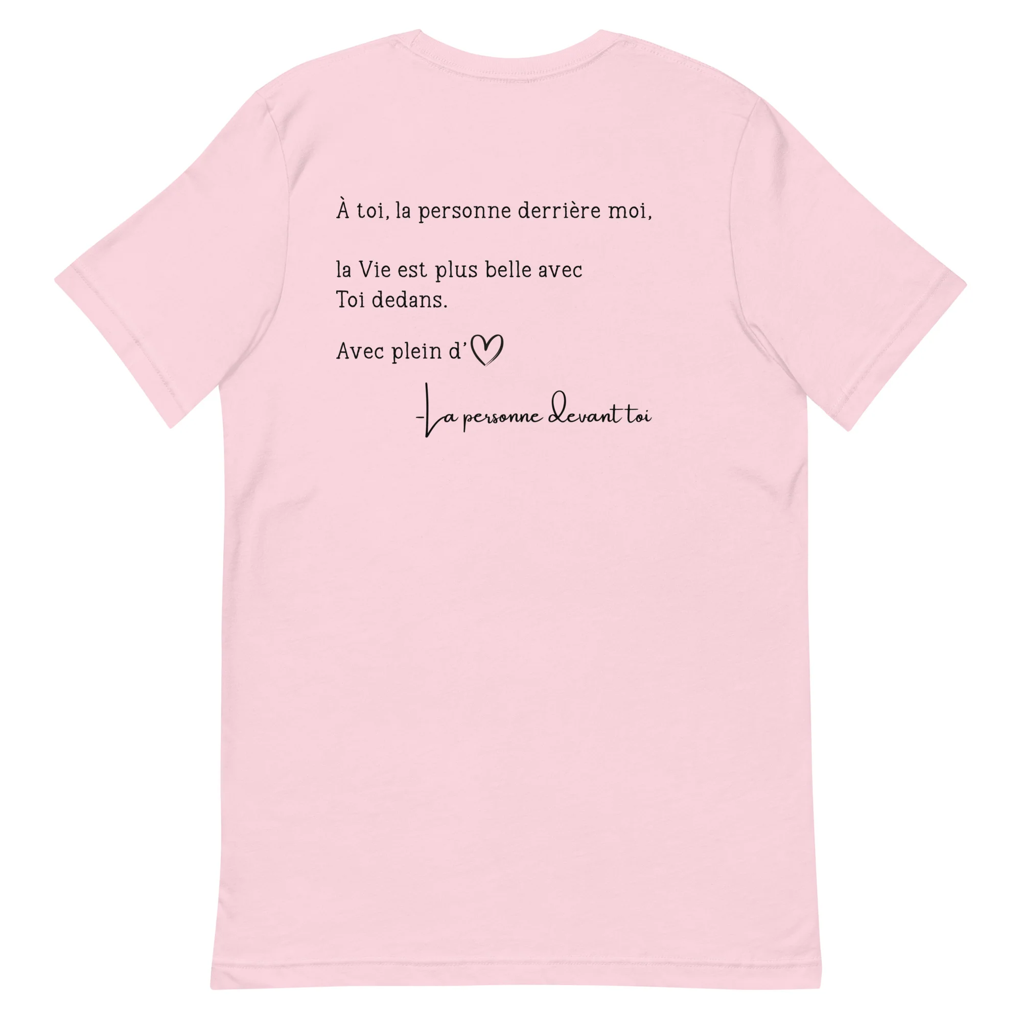 T-shirt unisexe - Belle avec toi - Image 6